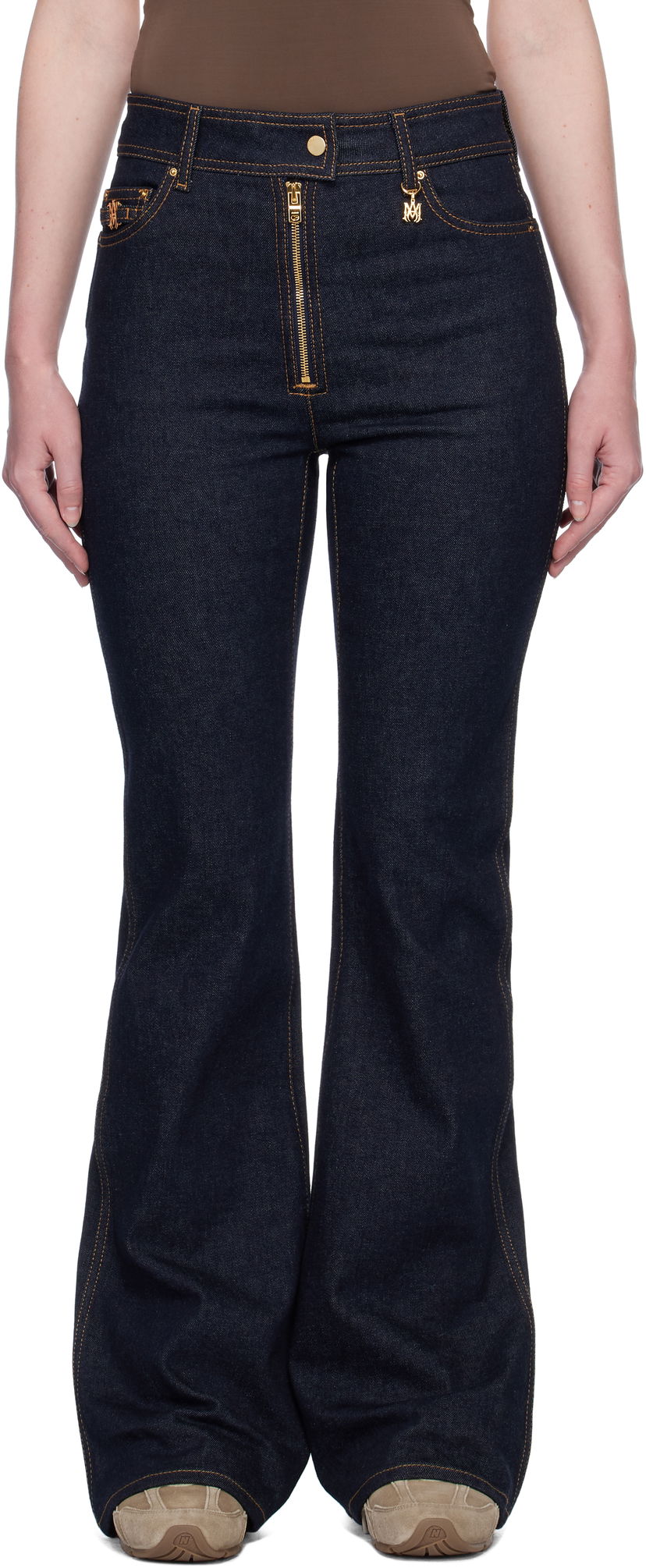 Jeans AMIRI AMIRI Zip Up Flare Jeans Sininen | AWDNFR1016