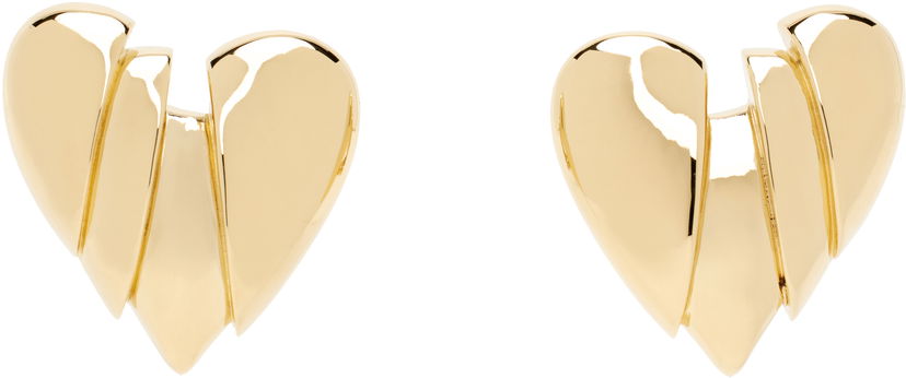 Korvakorut Amina Muaddi Muaddi Heartbreaker Earrings Metallinen | HEARTBREAKER EARRING