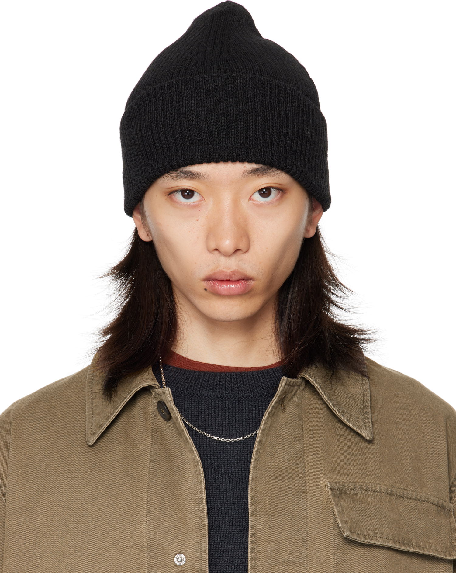 Pipo OUR LEGACY Our Legacy Knit Beanie Musta | A4258KB, 0