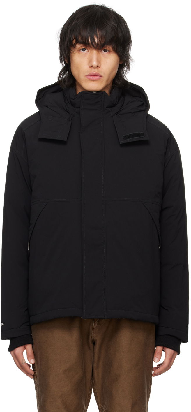 Takki izzue 'Live It Real' Down Jacket Musta | IZXDND7102F3LBKX, 0