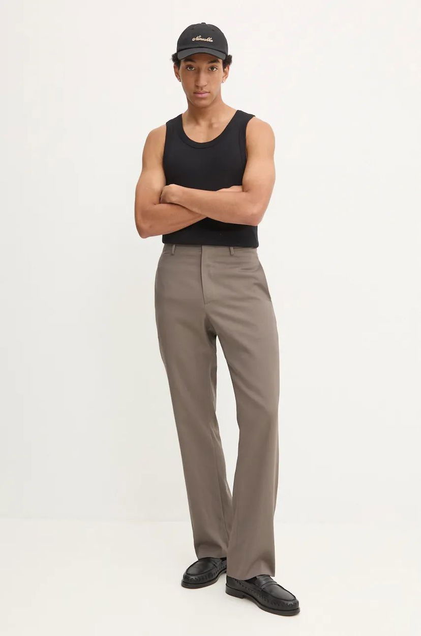 Tankkitoppi Nanushka Wool Dress Pants Musta | NM24PFPA02093