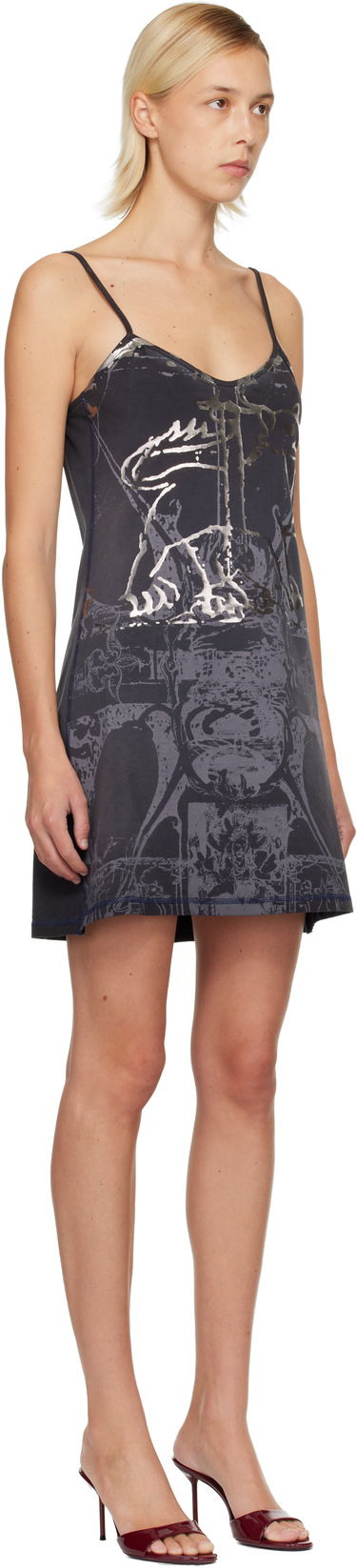 Mekko Diesel D-Longy Minidress Harmaa | A19587 0DEBZ, 1