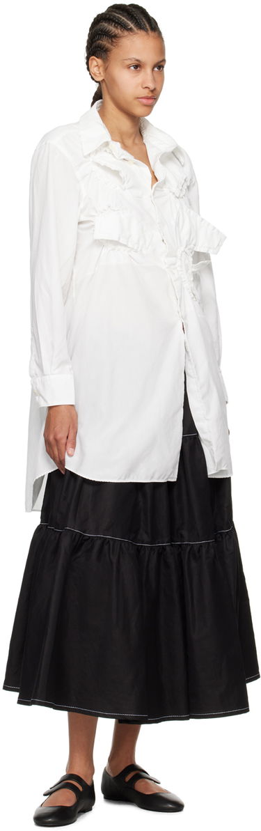 Hame Comme des Garçons Comme Des Garçons Tiered Midi Skirt Musta | TM-S026-051, 3