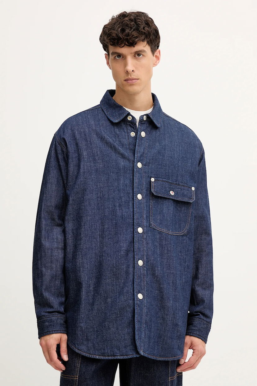 Paita KENZO Kenzo Relaxed Fit Denim Shirt Sininen | FF65DC5066E1