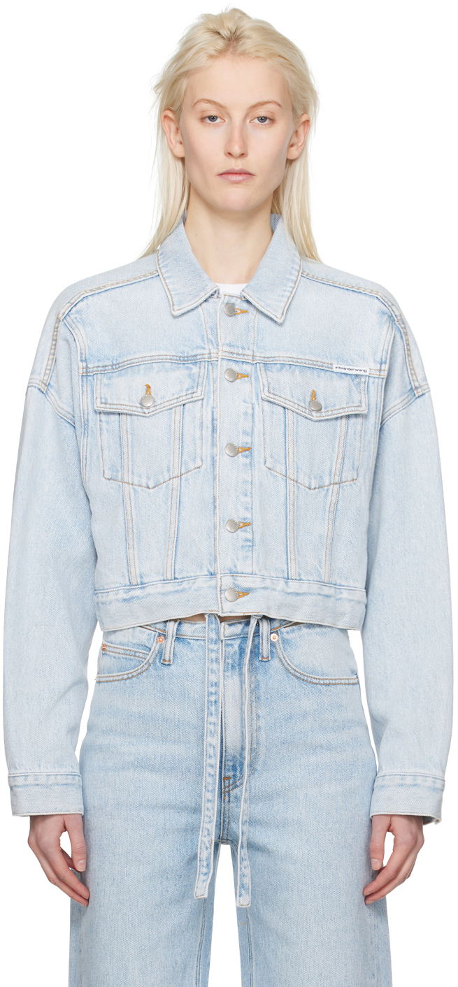 Takki Alexander Wang Cinch Jacket Turkoosi | 4DC1242246