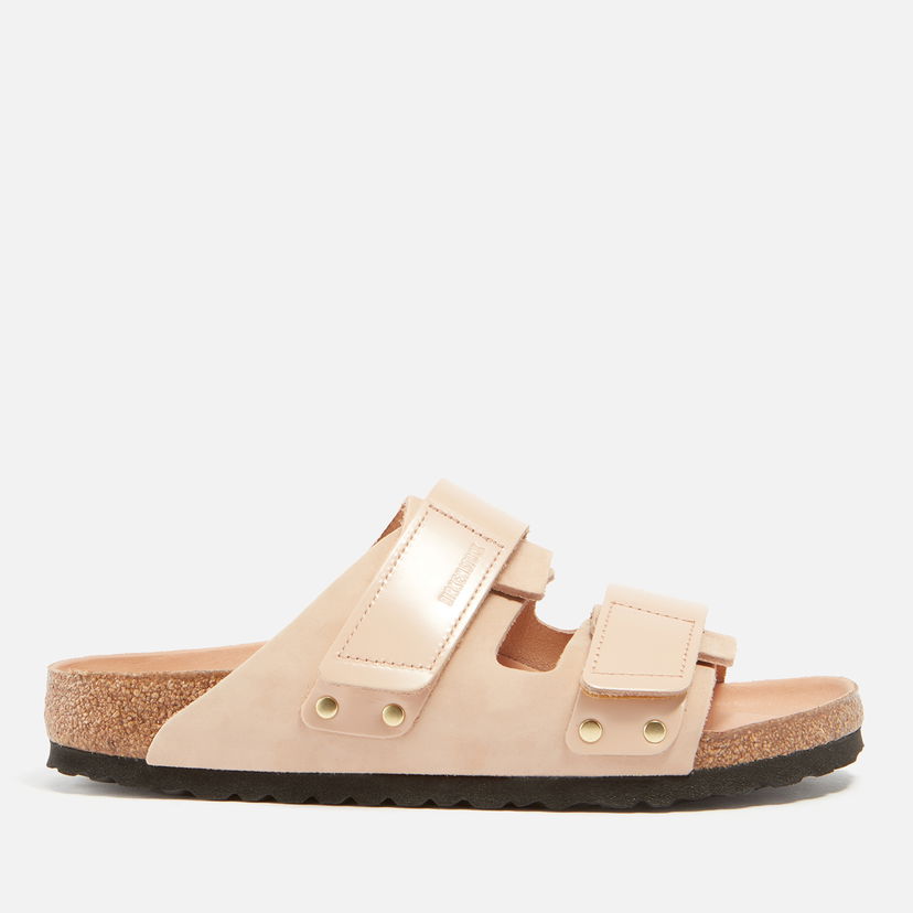 Tennarit ja kengät Birkenstock Women's Uji Nubuck and Patent Leather Sandals - UK 3.5 Beige | 1026544