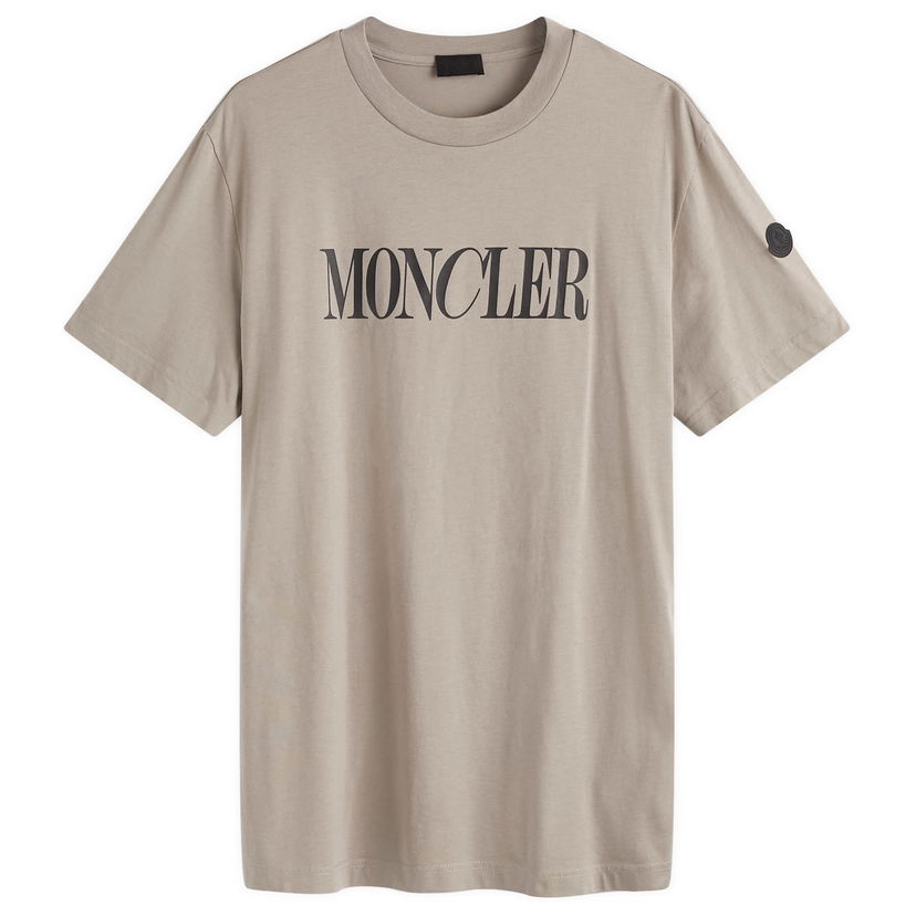 T-paita Moncler Logo T-Shirt Harmaa | 8C000-31-89A17-266