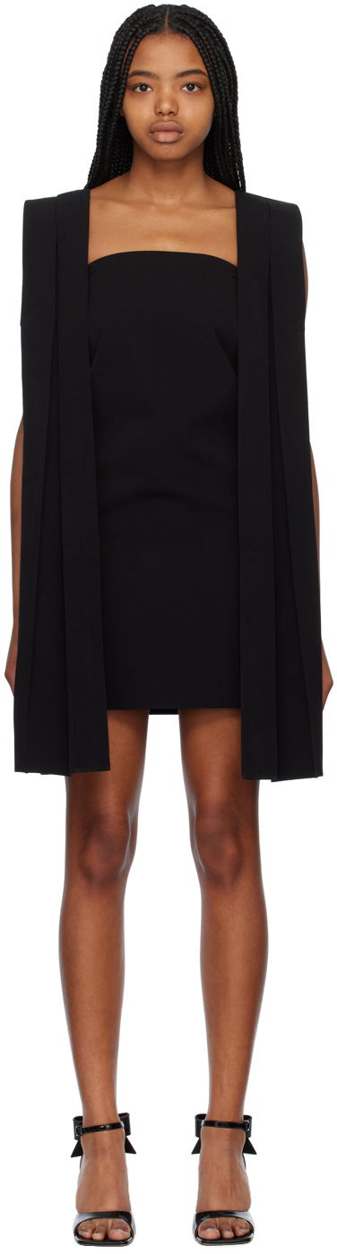 Mekko We11done Pleated Minidress Musta | WD-OP1-23-011-W-BK