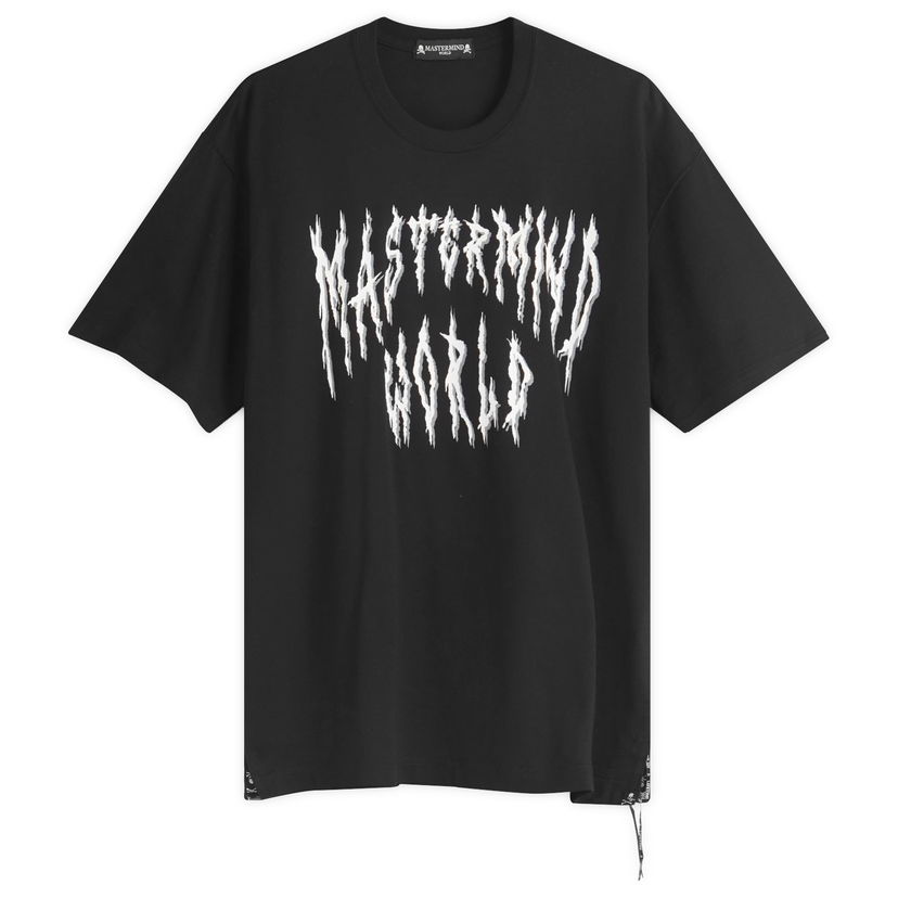 T-paita Mastermind WORLD MASTERMIND WORLD Death Metal Graphic Tee Musta | MW25S14-TS053-021-BK