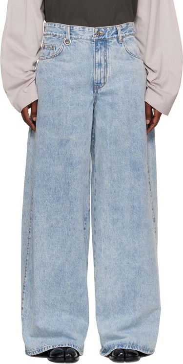 Jeans We11done We11done Oversized Low-Rise Jeans Sininen | WD-DP2-25-337-W-SK, 0
