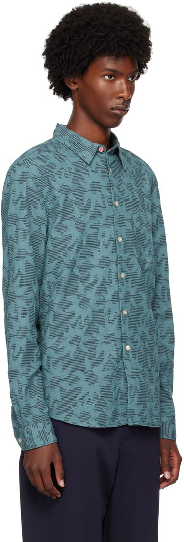 Paita Paul Smith PS Paul Smith Patterned Shirt Vihreä | M2R-614P-N22135-34, 1