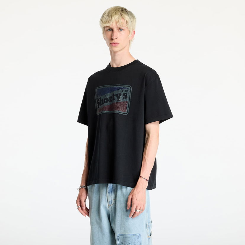 T-paita Pleasures Box Logo Heavyweight T-Shirt Black Musta | P24F002 BLACK