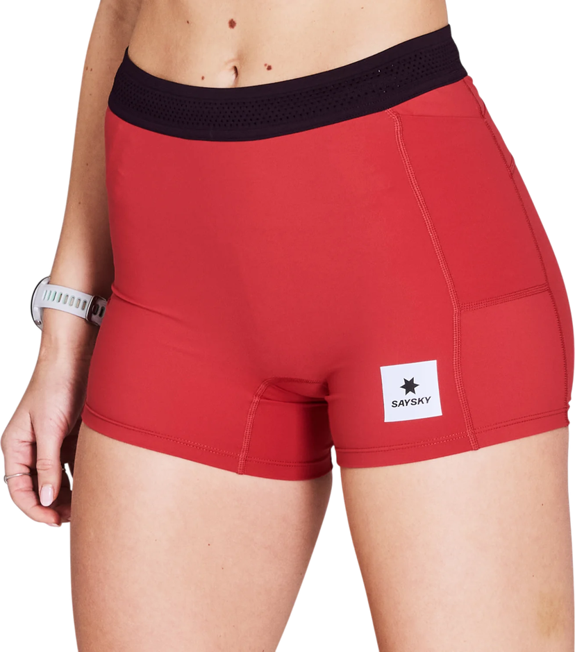 Shortsit Saysky Saysky Flow+ Race 4" Shorts Punainen | nwrst62c-506