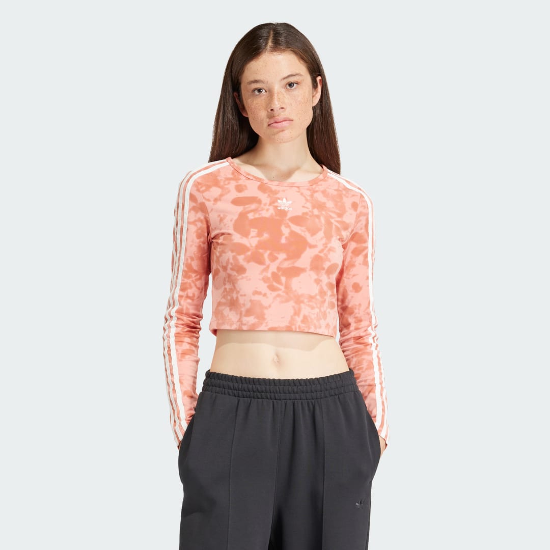 Crop top adidas Performance 3-Stripes Crop Oranssi | IY0779, 1