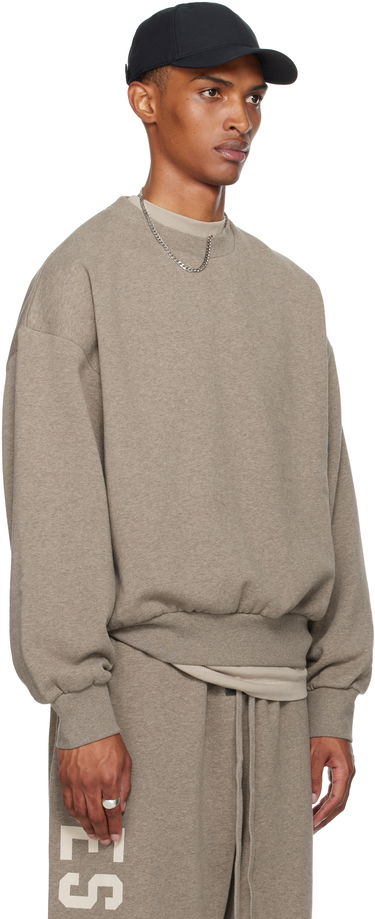 Huppari Fear of God Fear of God ESSENTIALS Classic Fit Fleece Crewneck Sweatshirt Harmaa | 192SP252043F, 1