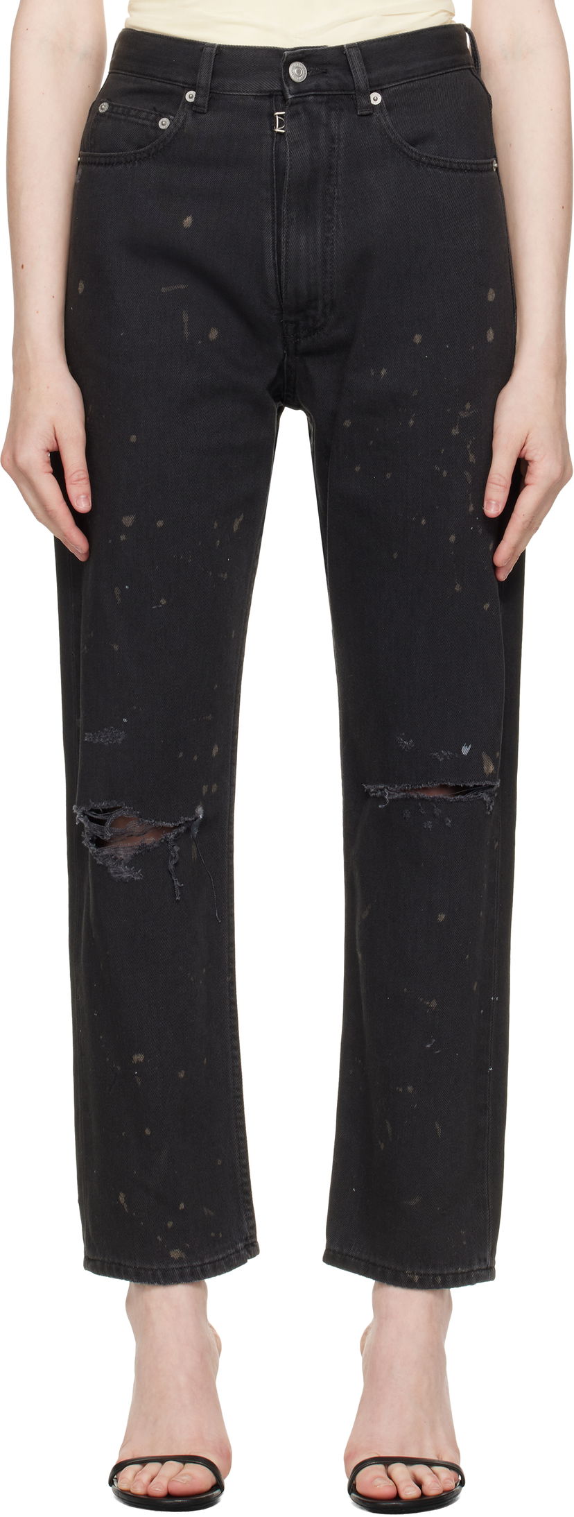 Jeans Maison Margiela MM6 Maison Margiela 5 Pockets Jeans Musta | SH2LA0016 M30011