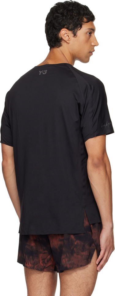 T-paita Y-3 Y-3 Running Short Sleeve T-Shirt Musta | JX4807, 2