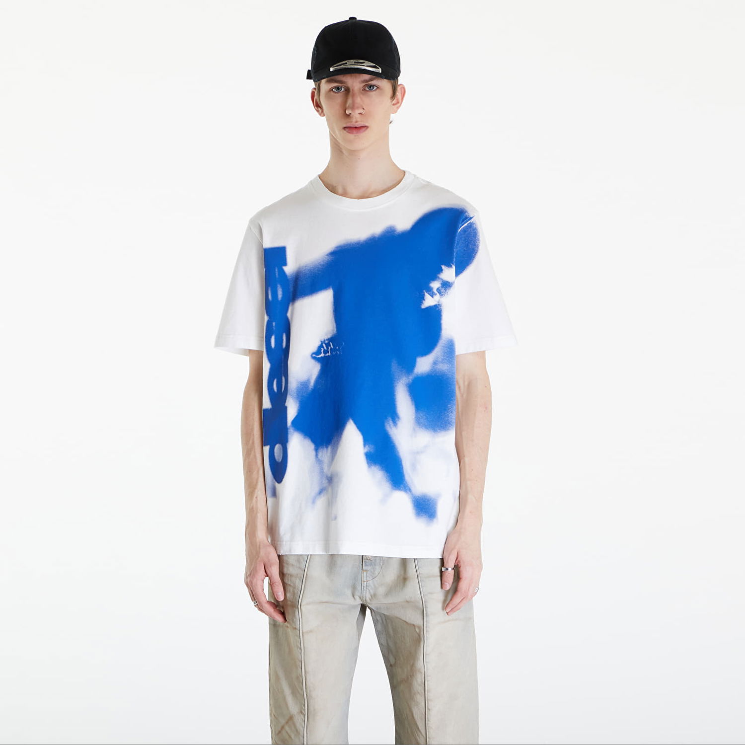 T-paita Diesel T-Just-N13 T-Shirt Off White Sininen | A12705_0JNAY Off White, 0