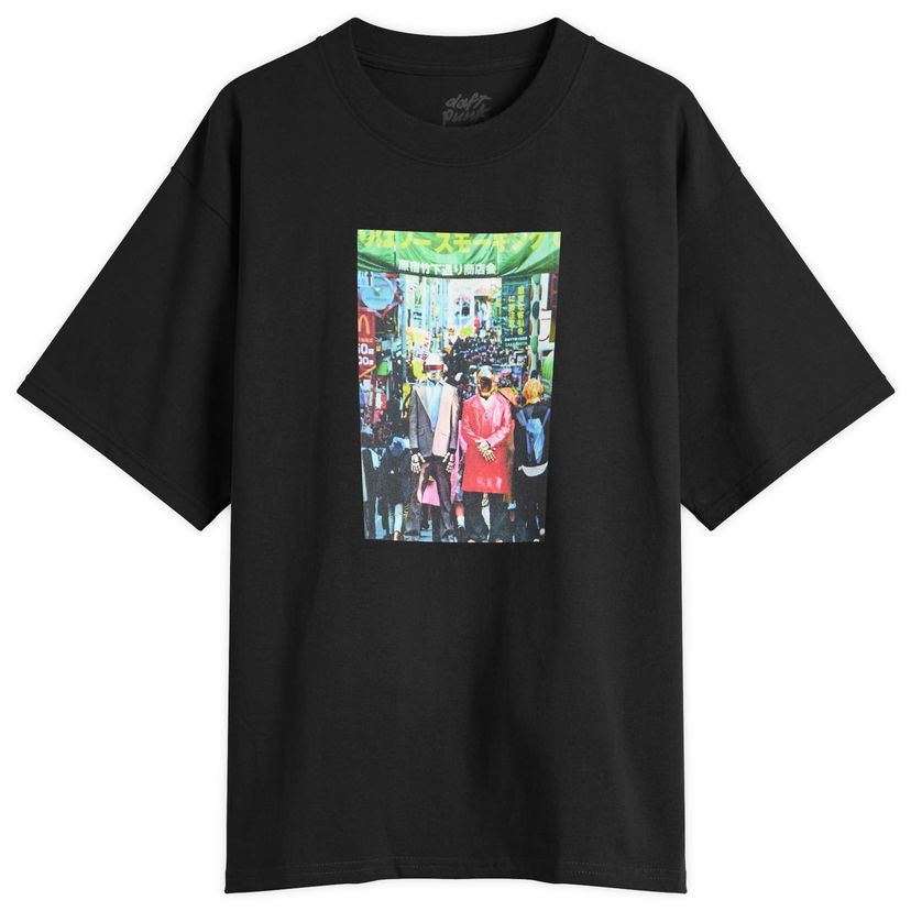 T-paita Pleasures Pleasures Harajuku Graphic T-Shirt Musta | P25DP018-BLK