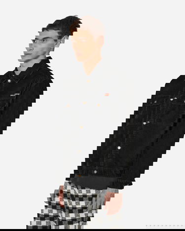 Takki Dickies Opening Ceremony x Flocked Jacket Musta | DK0A4Y4Y BLK1, 1