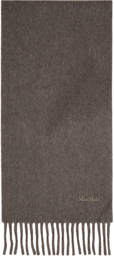 Huivi Max Mara Scilli Fringed Scarf Tummansininen | 2524546052600, 2