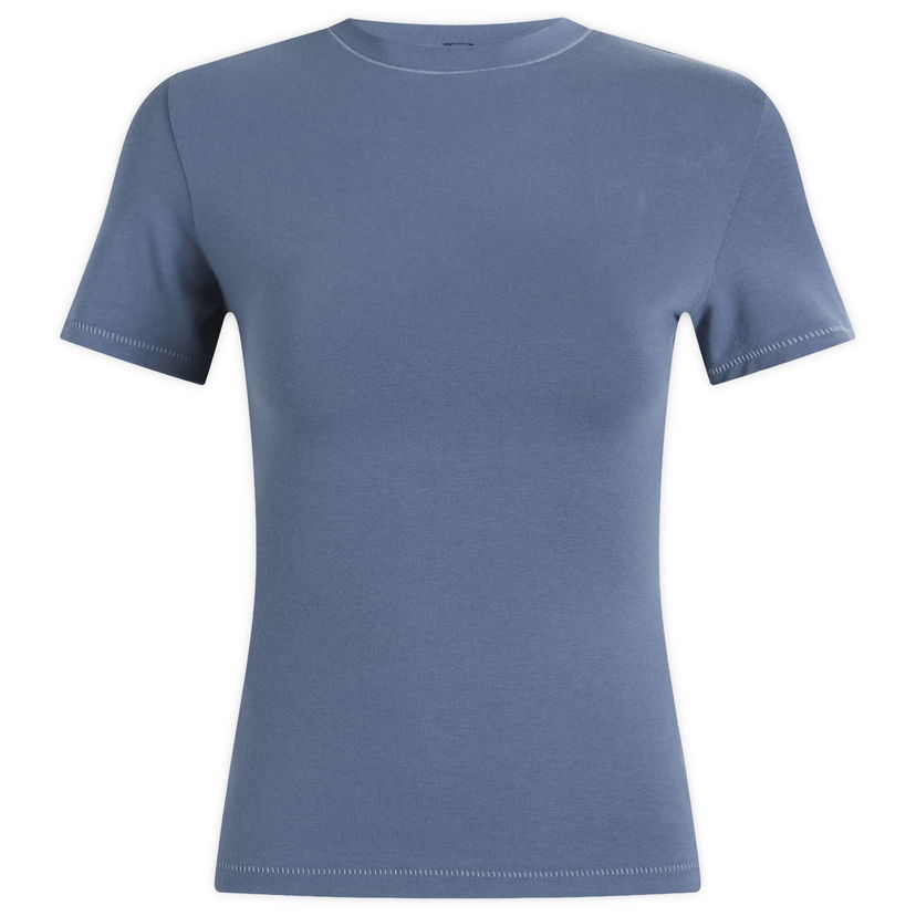 T-paita SKIMS Cotton Jersey T-Shirt, Size Large Sininen | AP-TSH-0638-HRB