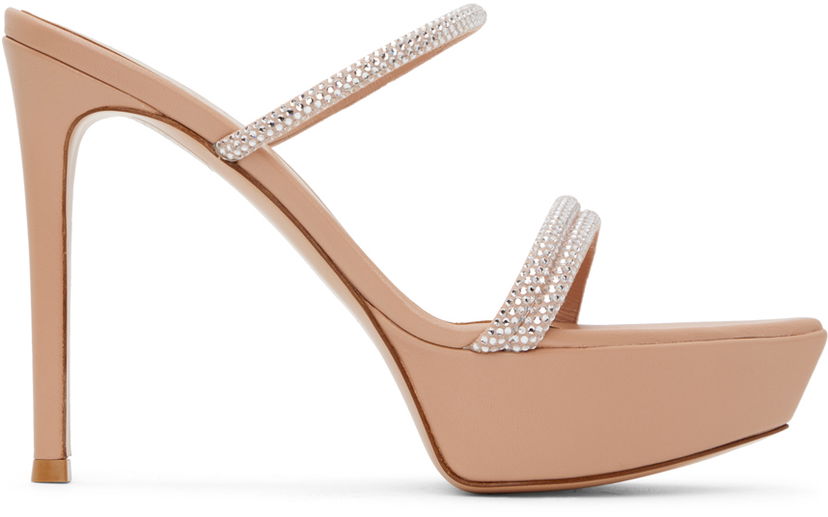 Tennarit ja kengät Gianvito Rossi Cannes Platform Sandals Beige | G16140.85RIC.XCN