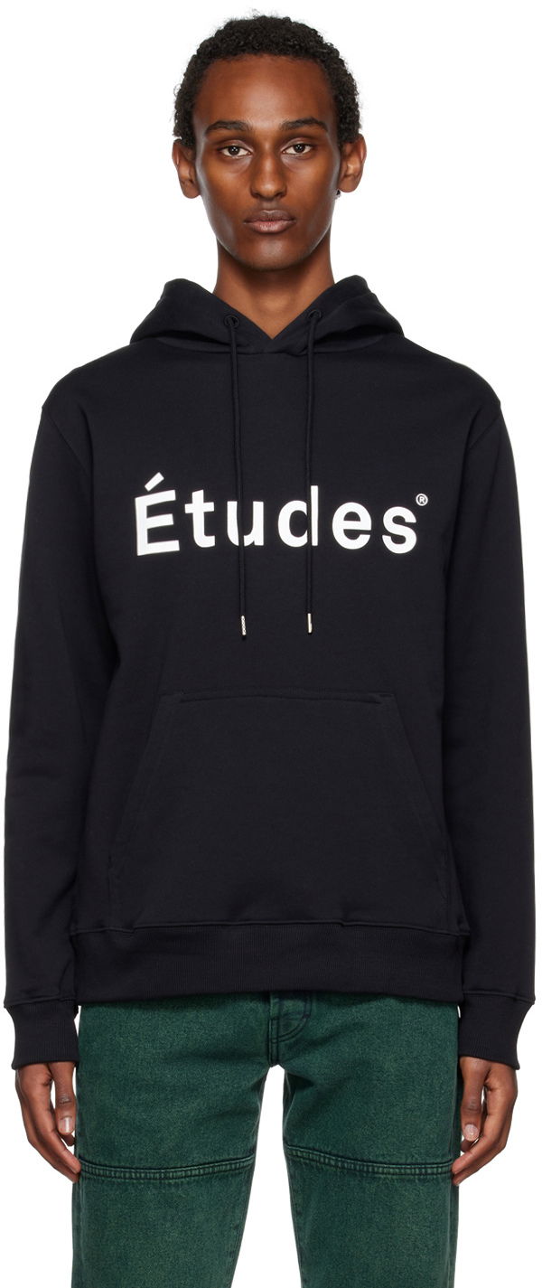 Huppari Études Klein Logo Hoodie Musta | C00ME250OC16BK