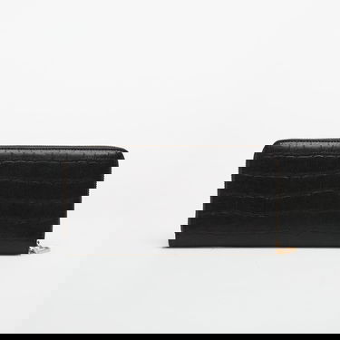 Lompakko CALVIN KLEIN Calvin Klein Croc Long Zip Aro Wallet Musta | LV04F1096G UB1, 3