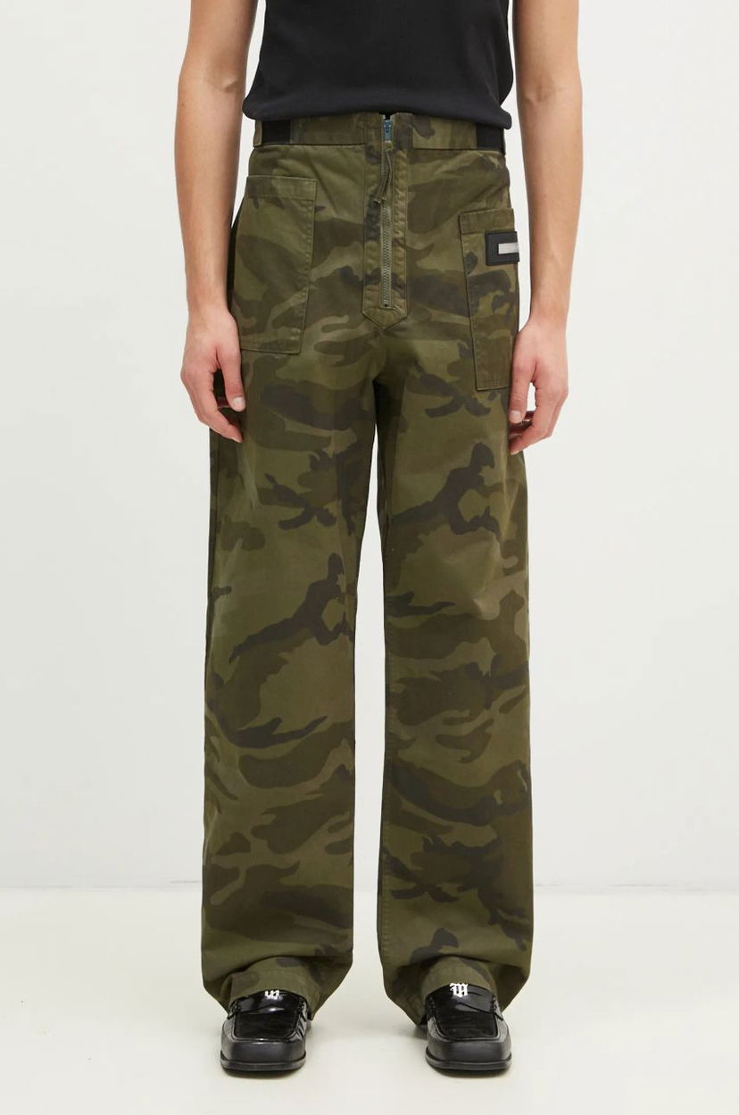 Cargo housut Aries Aries Camo Walking Trouser Vihreä | AR3111102