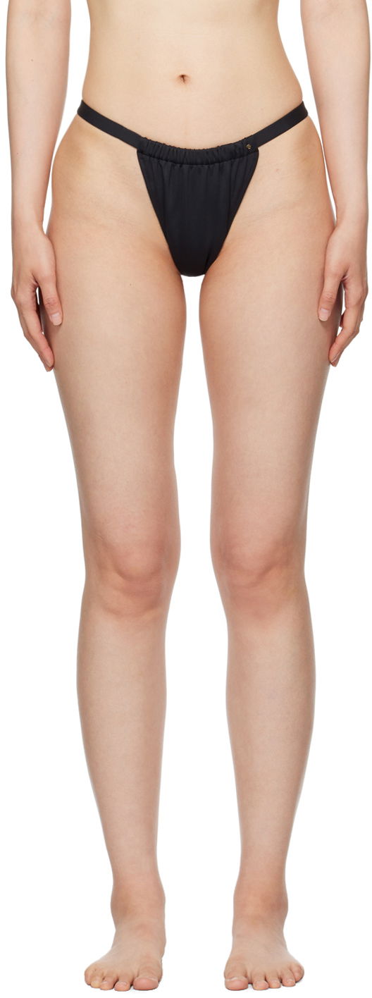 Pikkuhousut Anine Bing ANINE BING Milani Bikini Bottom Swimwear Musta | A-11-2212-000