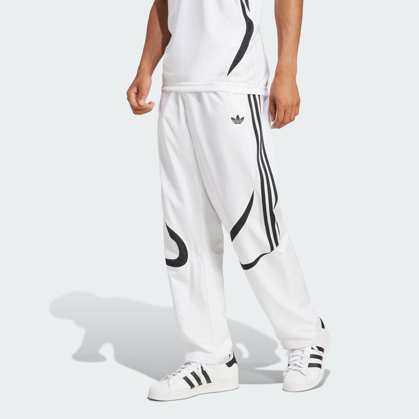 Verryttelyhousut adidas Performance White Track Pants Valkoinen | JP1119