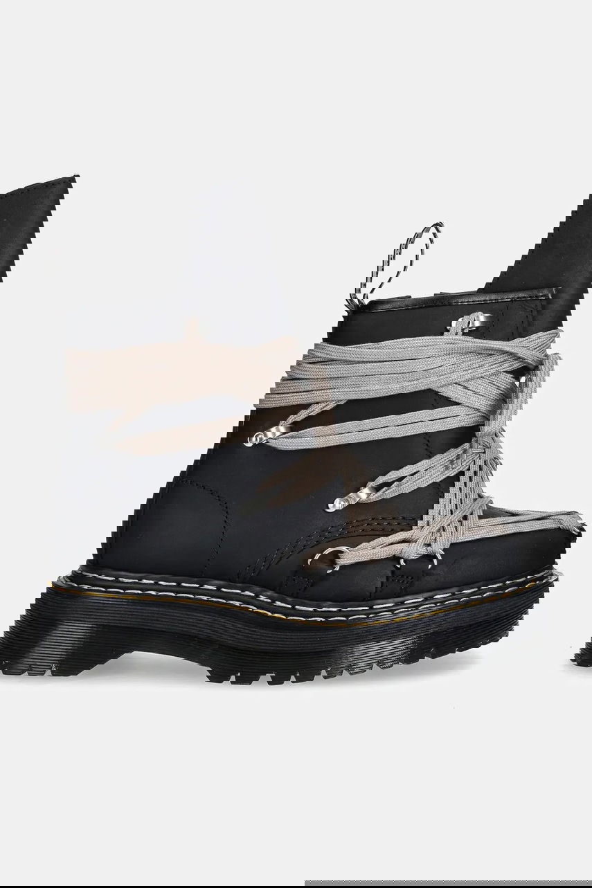 Tennarit ja kengät Rick Owens Rick Owens DRKSHDW x Dr. Martens 1460 Quad Sole Megalace® Boot Musta | DW02E6812.8001, 1