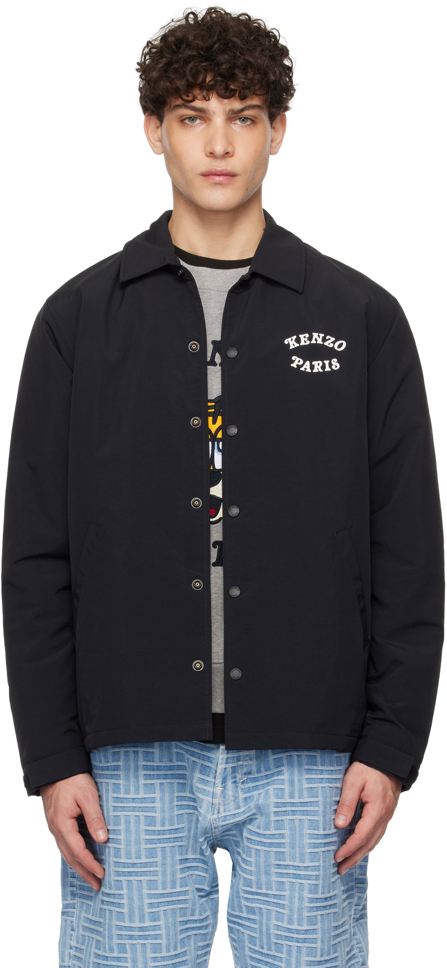 Tuulitakki KENZO VERDY Edition Heavy Coach Jacket Musta | FF55BL0629NG, 0