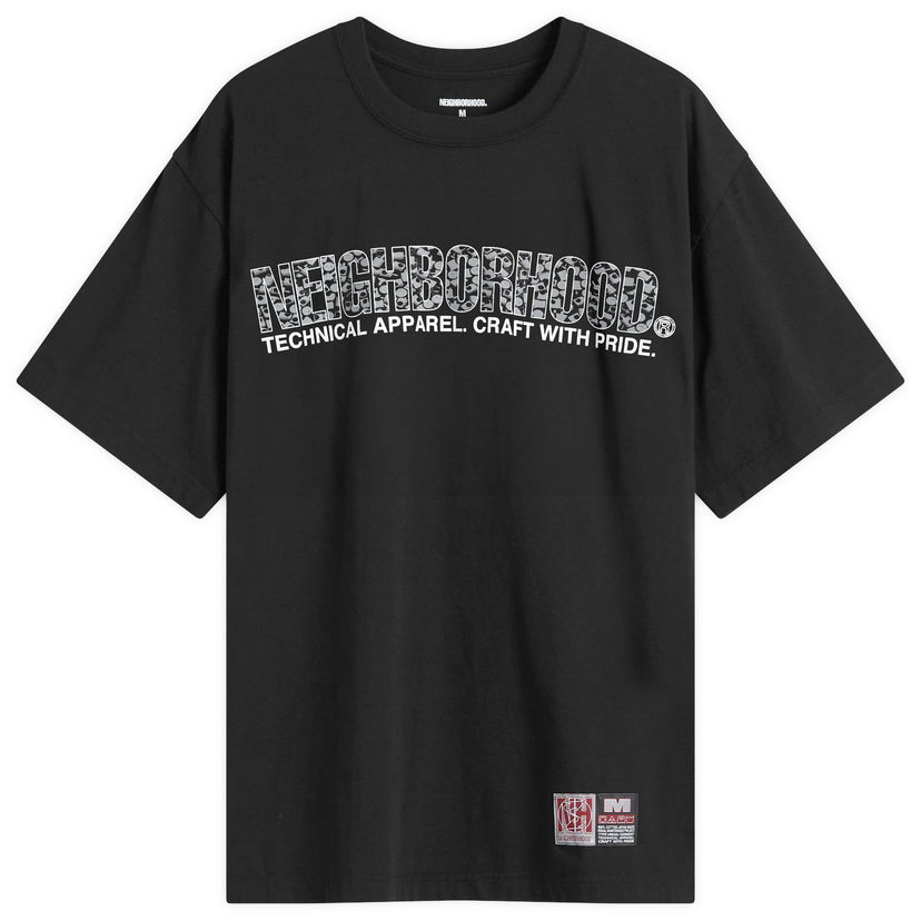 T-paita Neighborhood Subware SS-2 Black T-Shirt Musta | 242PC49N-ST02-BLK