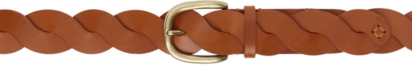 Vyöt ISABEL MARANT Isabel Marant Braided Leather Belt Ruskea | CE321CFA-C2B07A