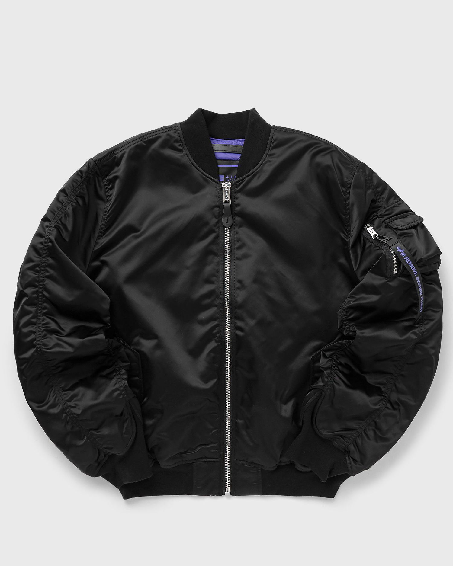 Bomber-takki Alpha Industries MA-1 UV Flight Jacket Musta | 766027-03, 0