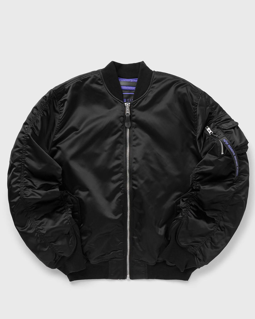 Bomber-takki Alpha Industries MA-1 UV Flight Jacket Musta | 766027-03