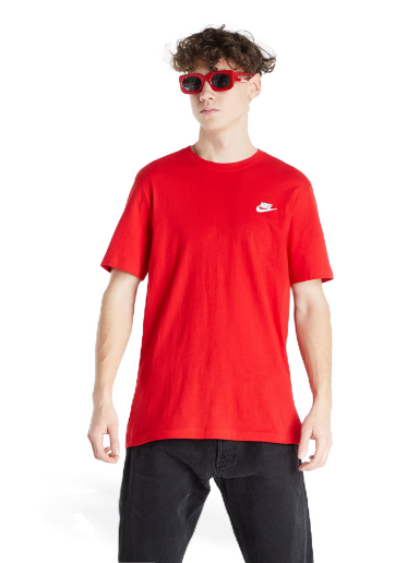 T-paita Nike Sportswear Club Tee Punainen | AR4997-657