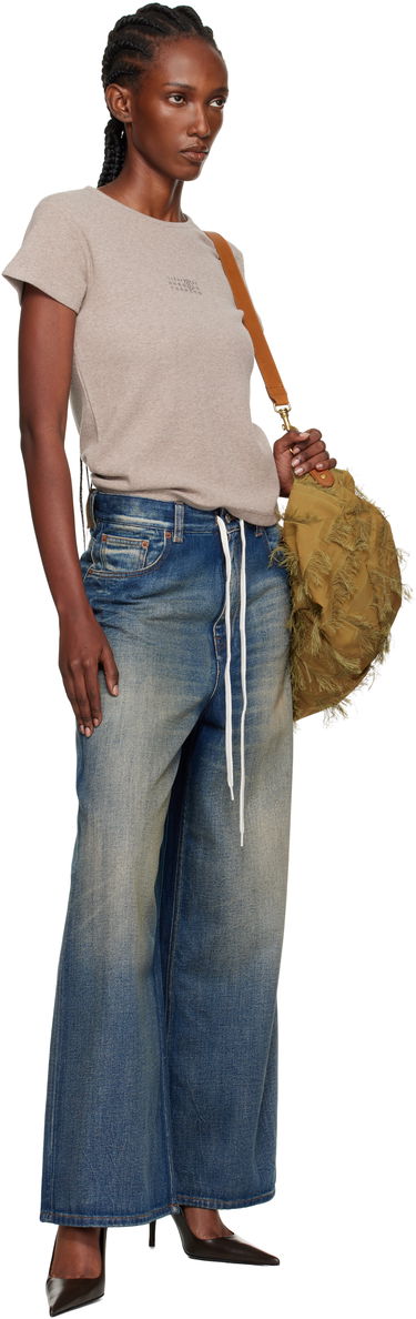 Jeans Maison Margiela MM6 Maison Margiela Wide-Leg Jeans Sininen | S52LA0262 M30017, 3