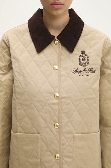 Takki Sporty & Rich Sporty & Rich Vendome Quilted Jacket Beige | OW008512205BE01, 3