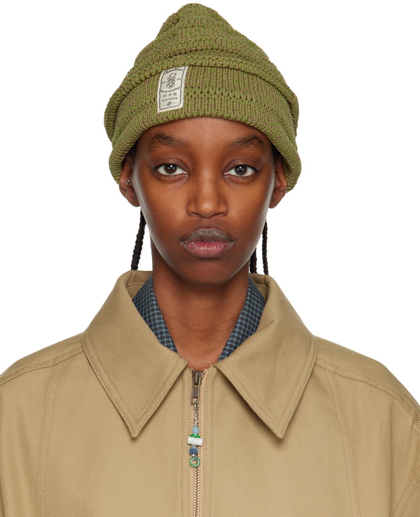 Pipo ADER ERROR Montblanc Knit Beanie Vihreä | BMADSSHW0503KK