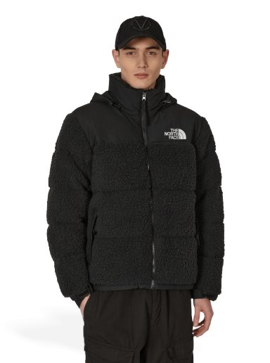 Puffer takki The North Face High Pile Nuptse Jacket Musta | NF0A5A84 JK31