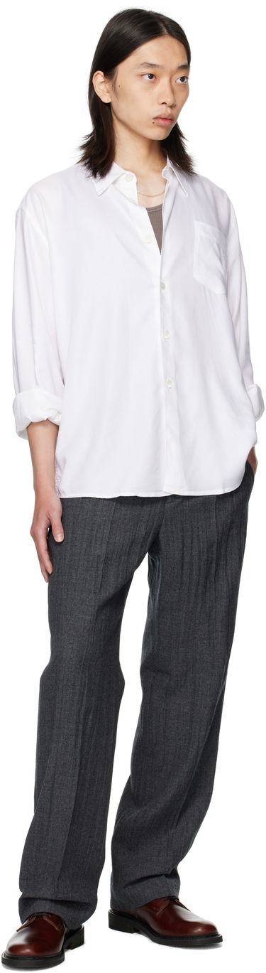 Paita OUR LEGACY Our Legacy Beyond Button-Up Shirt Valkoinen | M4252BSW, 4