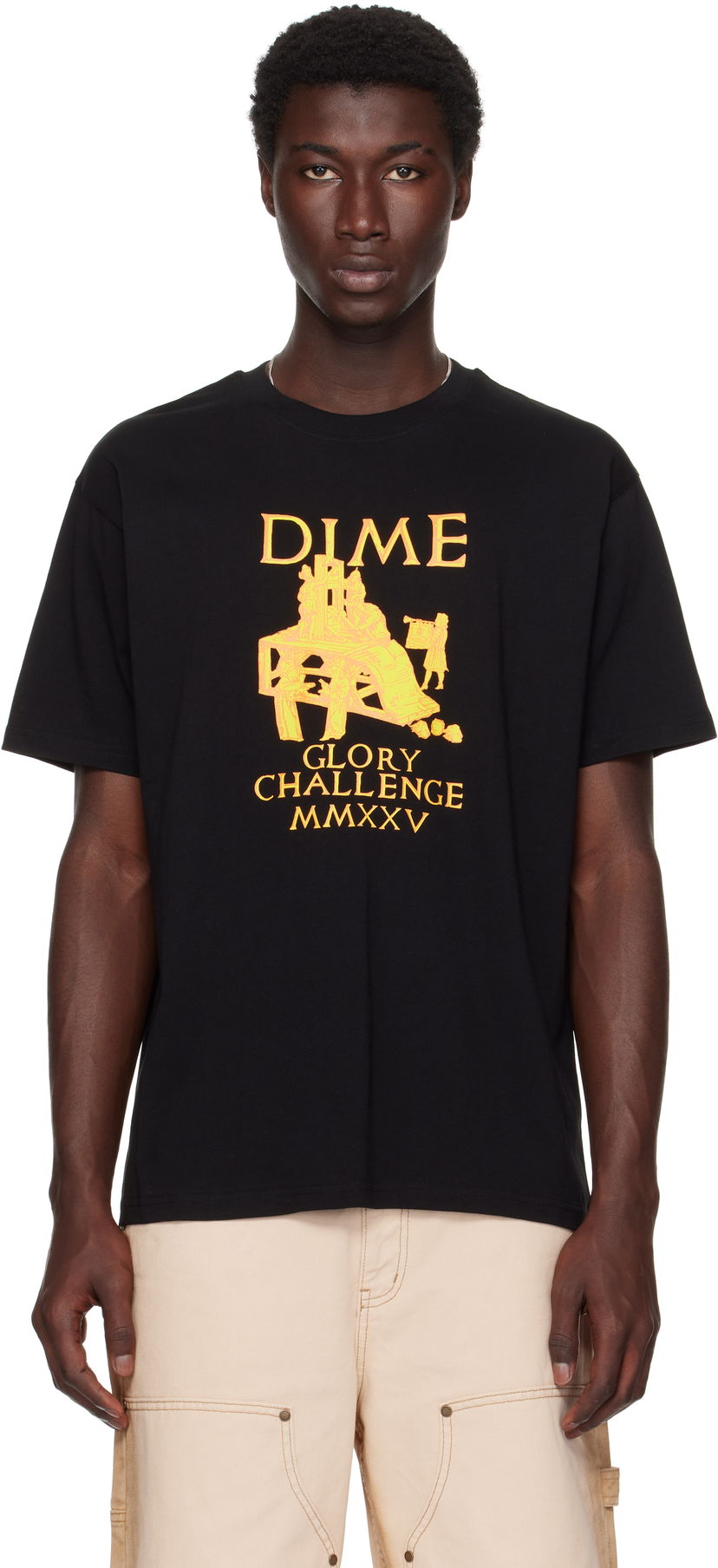 T-paita Dime Dime Glorious Graphic T-Shirt Musta | DIMESU2561BLK