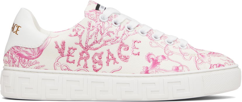 Vaatteet Versace Versace Underwater Barocco Greca Valkoinen | 1013568_1A15483