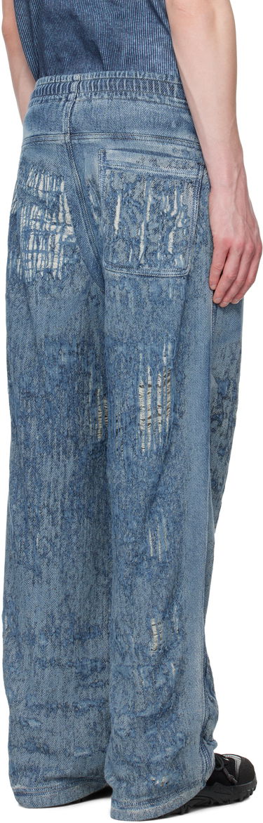 Verryttelyhousut Diesel Diesel D-Enimos-FSG Acid Wash Drawstring Lounge Pants Sininen | A18936-068RQ-01, 2