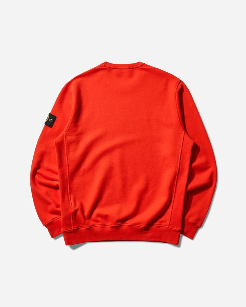 Huppari Stone Island Garment Dyed Crewneck Sweatshirt Punainen | K2S15-6100028-S0A20 V0018