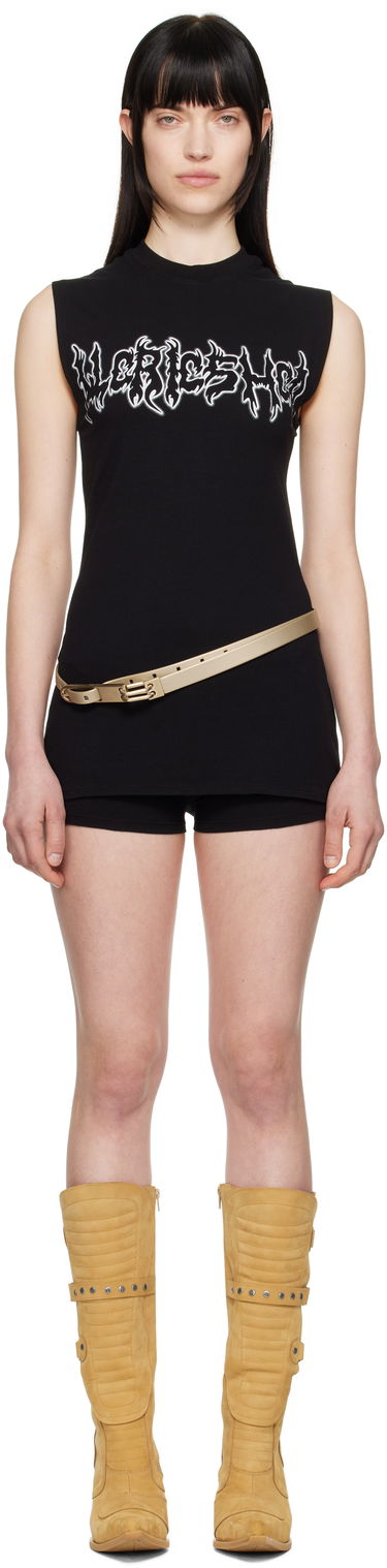 Tankkitoppi 032C 032c Super Bad Jersey Minidress Musta | S25-WRC-2621-050, 0