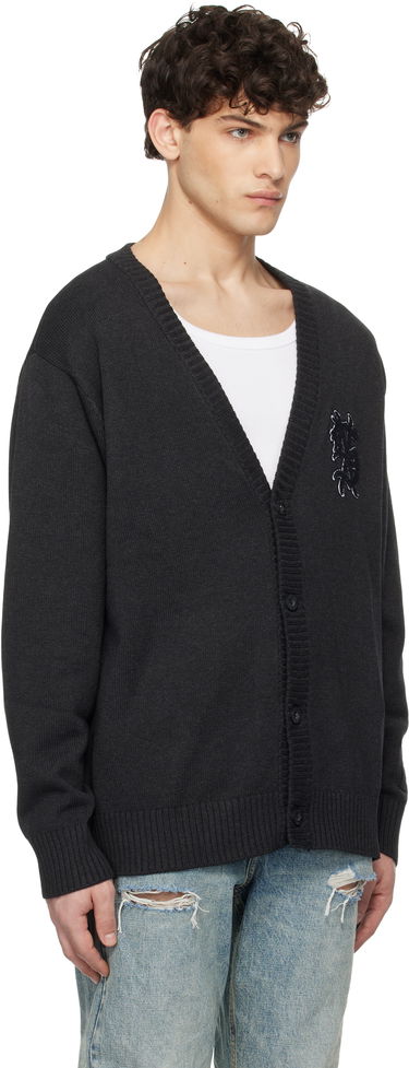 Villapaita Ksubi Dug Out Cardigan Musta | MPS25KW004, 1